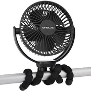 OPOLAR New 5200mAh Flexible Tripod Clip Fan