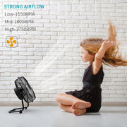 OPOLAR Metal Frame 9 Inch Battery Operated Fan-F531