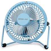 OPOLAR Mini USB Desk Fan | Metal Design, 3.9 ft USB Cord