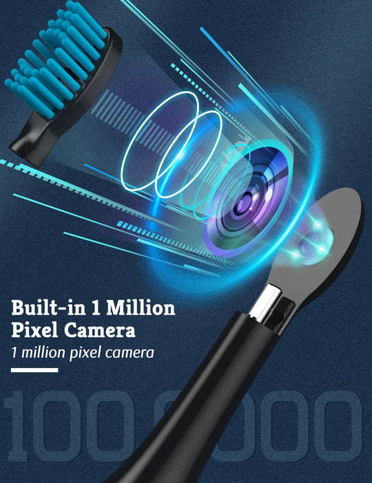 BYEBUG Electric Toothbrush with Camera, Daily Visible Teeth Care