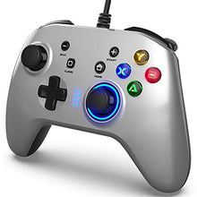 Load image into Gallery viewer, Wired Gaming Controller, Joystick Gamepad with Dual-Vibration PC Game Controller Compatible with PS3, Switch, Windows 10/8/7 PC, Laptop, TV Box, Android Mobile Phones, 6.5 ft USB Cable
