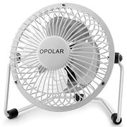 OPOLAR Mini USB Desk Fan | Metal Design, 3.9 ft USB Cord