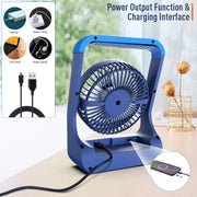 OPOLAR NEW 20000mAh Rechargeable Battery Operated Desk Fan