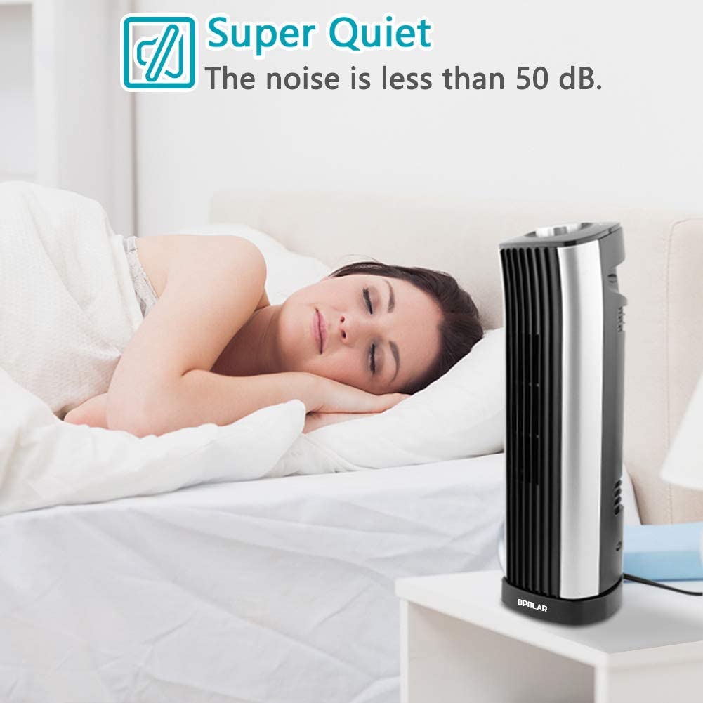 OPOLAR Mini Oscillating Tower Fan