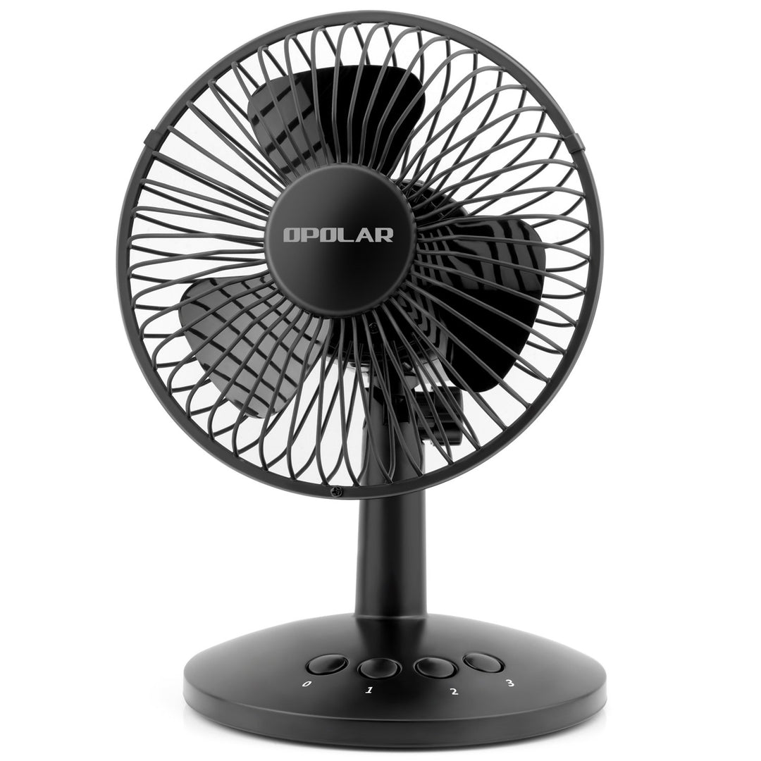 OPOLAR AA Battery Oscillating Desk Fan