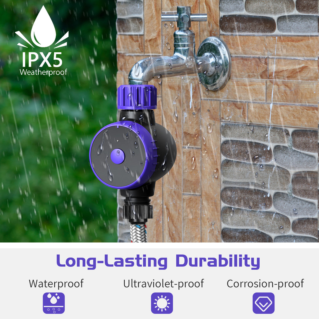 Smart Watering Timer with WIFI Hub, Automatic Garden Irrigation Timer