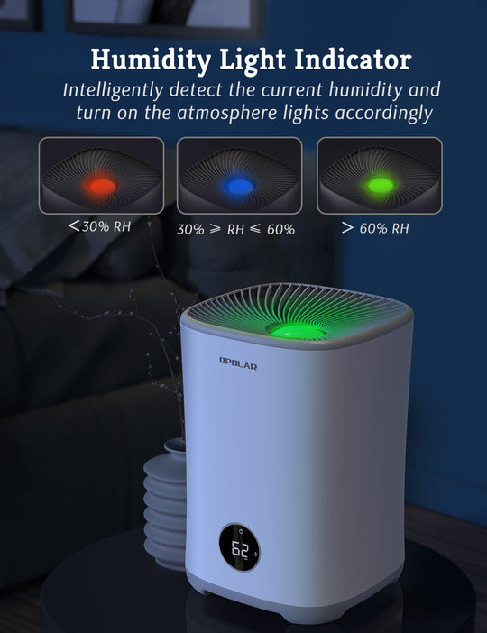OPOLAR Evaporative Humidifier for Bedroom EV03
