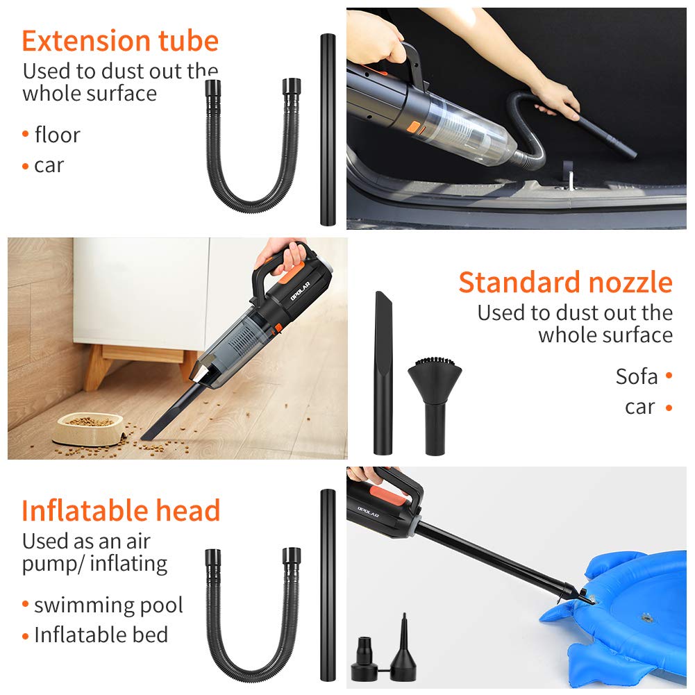Blower & Suction 2-in-1, Compressed Air Duster