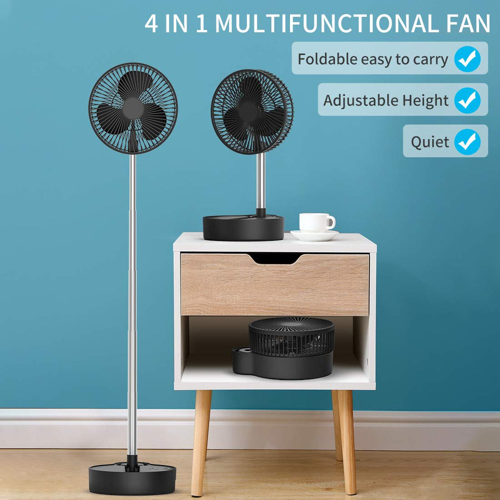 OPOLAR Portable Battery Operated Foldaway Fan | 10000mAh 8-Inch