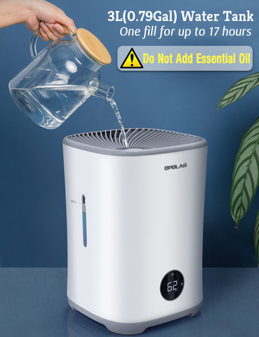 OPOLAR Evaporative Humidifier for Bedroom EV03