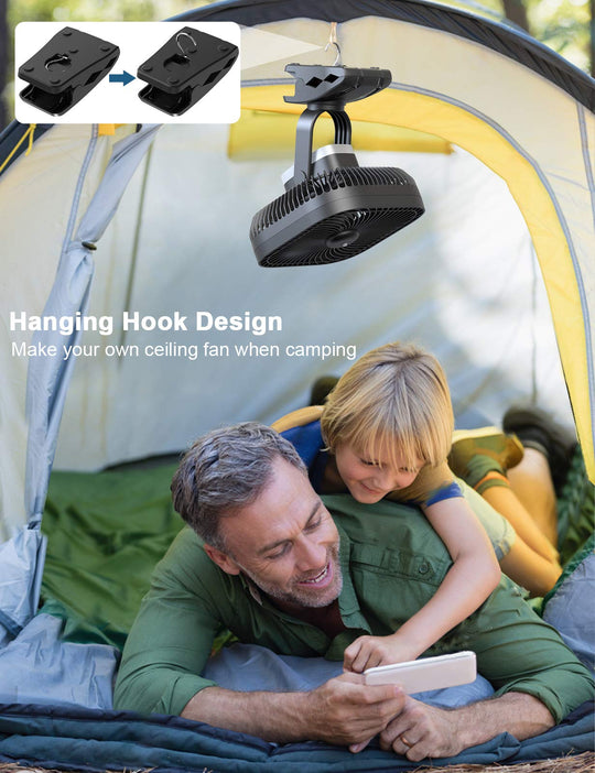 OPOLAR Portable Clip On Fan | 18000mAh 8 inch
