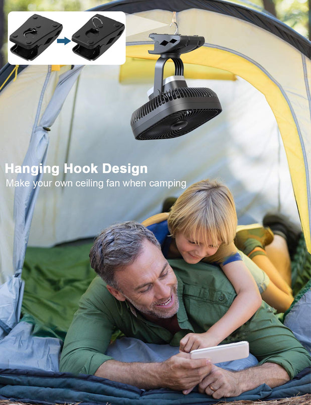 OPOLAR Portable Clip On Fan | 18000mAh 8 inch