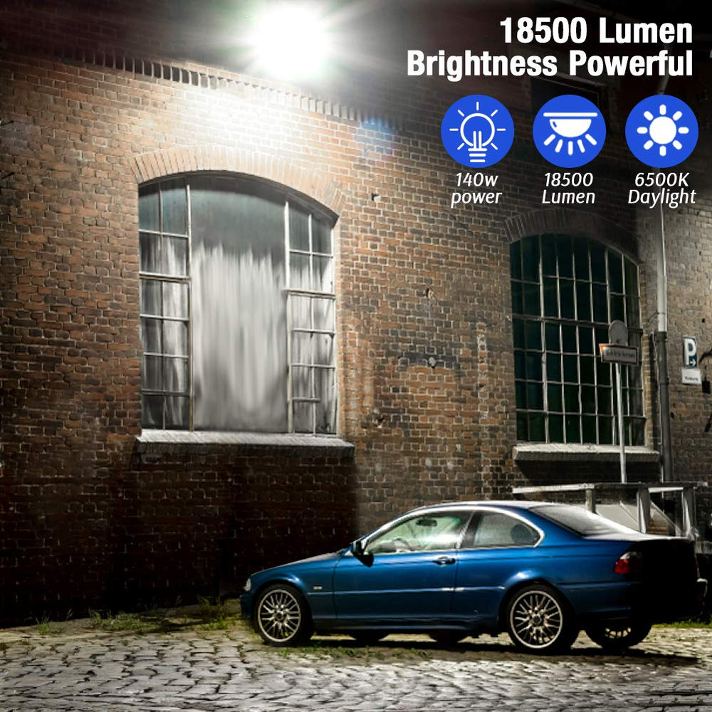 LED Garage Lights, 140W 18500LM Garage Lighting