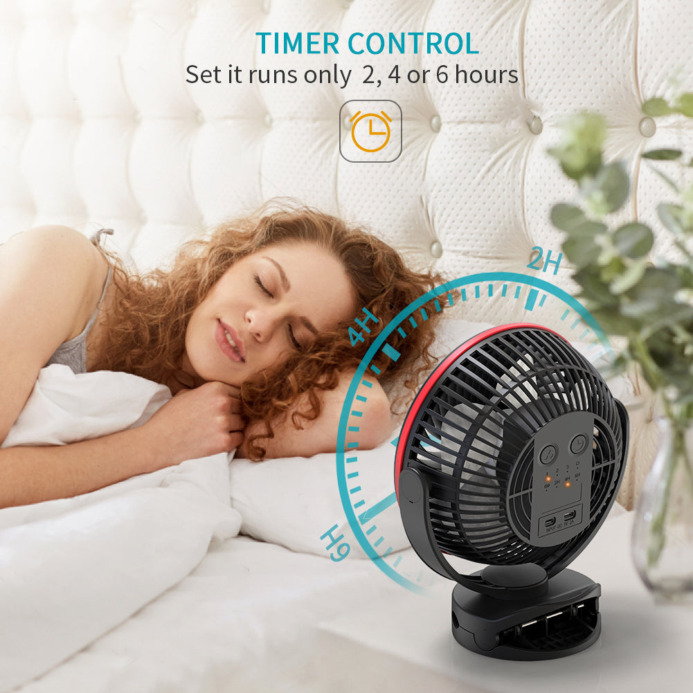 OPOLAR Camping Lantern Clip On Fan 5000mAh/10000mAh opolar