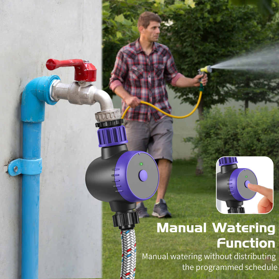 Smart Watering Timer with WIFI Hub, Automatic Garden Irrigation Timer