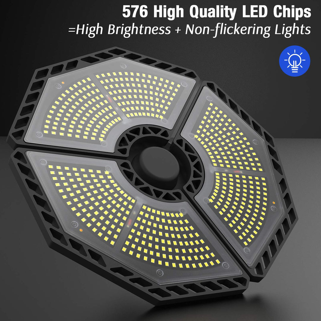 LED Garage Lights, 140W 18500LM Garage Lighting