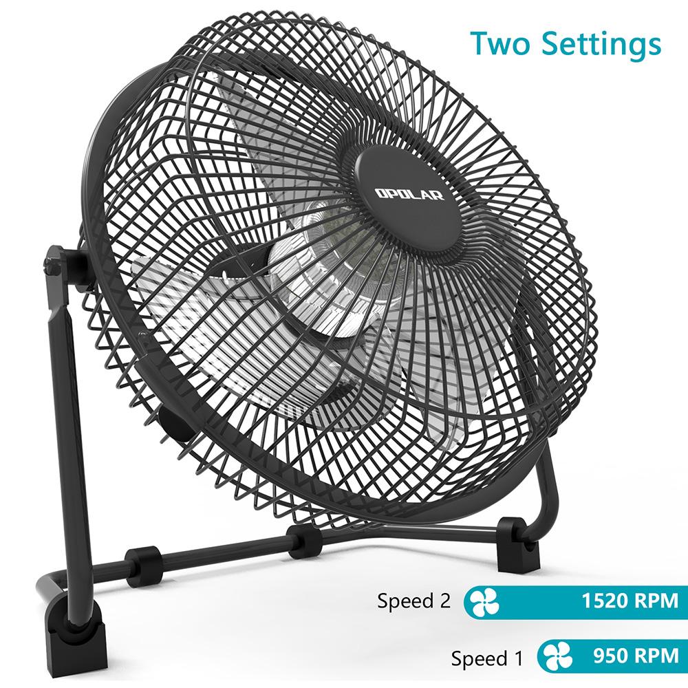 OPOLAR 9 inch USB Desk Fan - F511(No Battery)