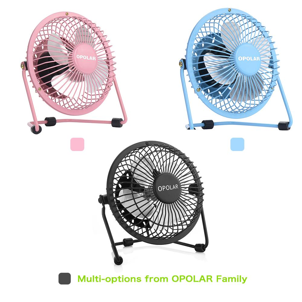 OPOLAR F401 4 Inch USB Small Desk Fan