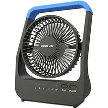 Load image into Gallery viewer, OPOLAR USB or 4 D Batteries Desk Fan with Timer
