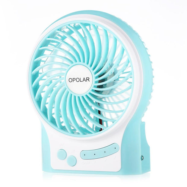 OPOLAR Battery Operated USB Rechargeable Desk Fan
