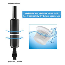Load image into Gallery viewer, Upgraded Battery Operated Air Duster Vacuum Blower 2 in 1
