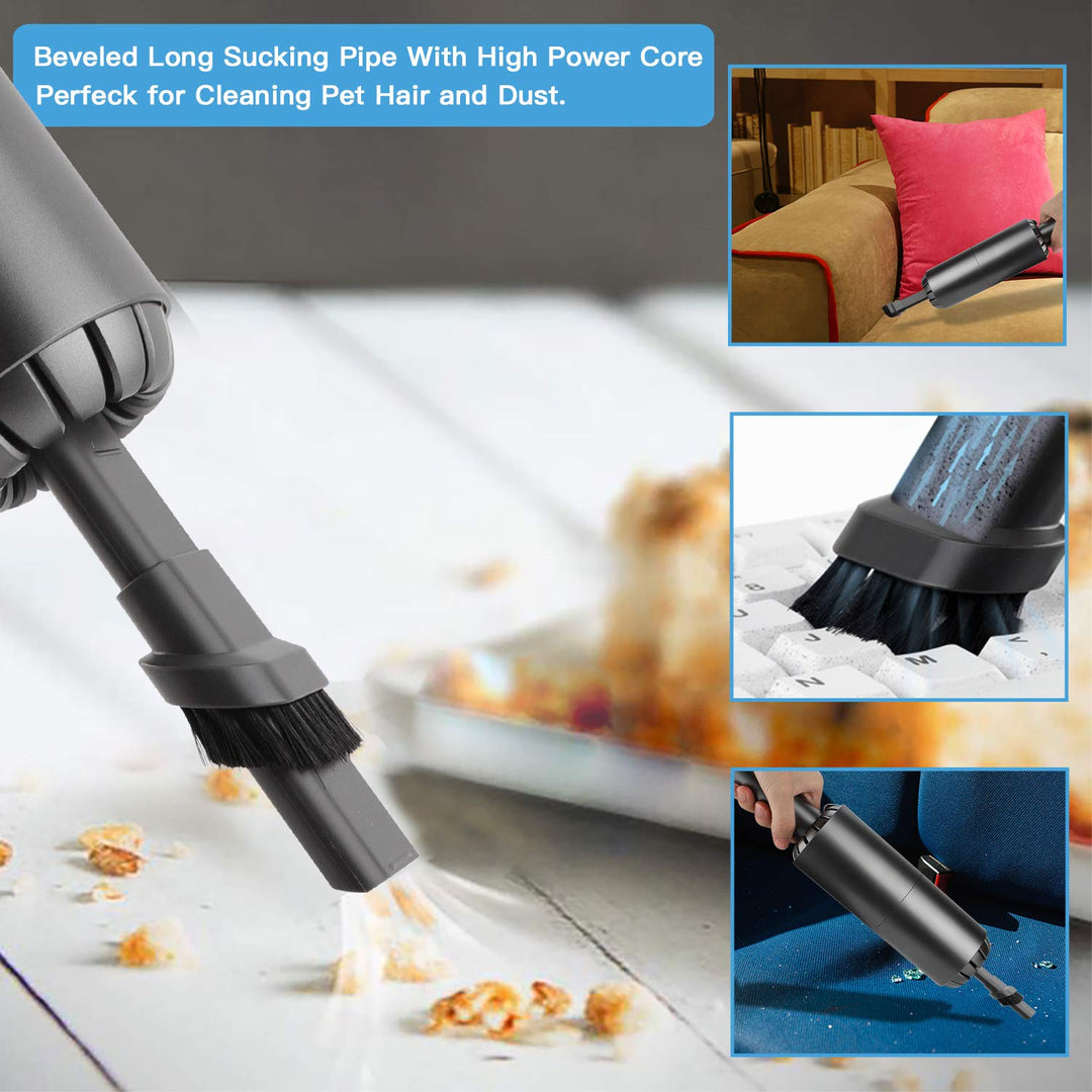 Upgraded Battery Operated Air Duster Vacuum Blower 2 in 1