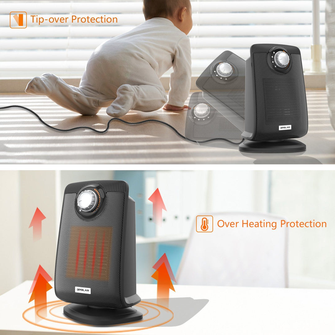 OPOLAR 1500W Bathroom Space Heater
