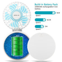 Load image into Gallery viewer, OPOLAR Battery or USB Operated Necklace Fan
