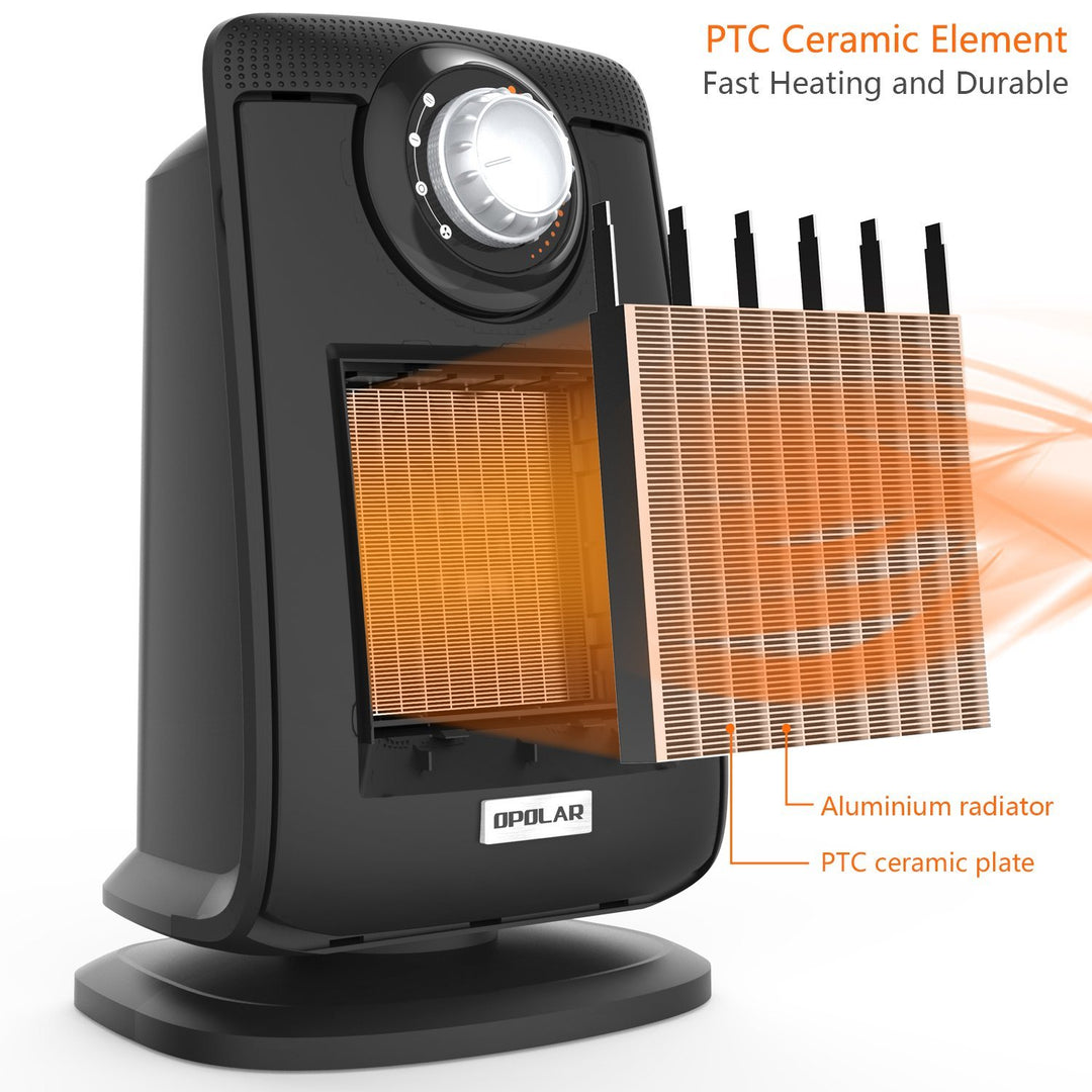 OPOLAR 1500W Bathroom Space Heater