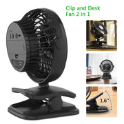 OPOLAR Rechargeable Battery Operated Clip on Fan
