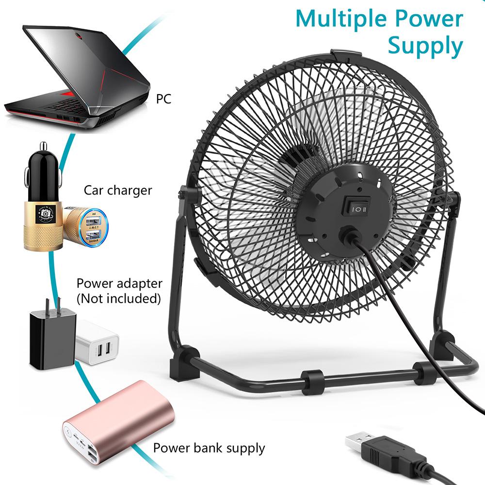 OPOLAR 9 inch USB Desk Fan - F511(No Battery)