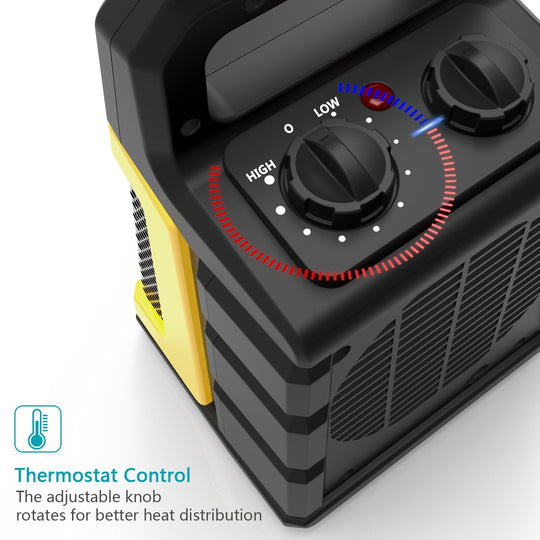 OPOLAR 1500W Adjustable Thermostat PTC Portable Heater