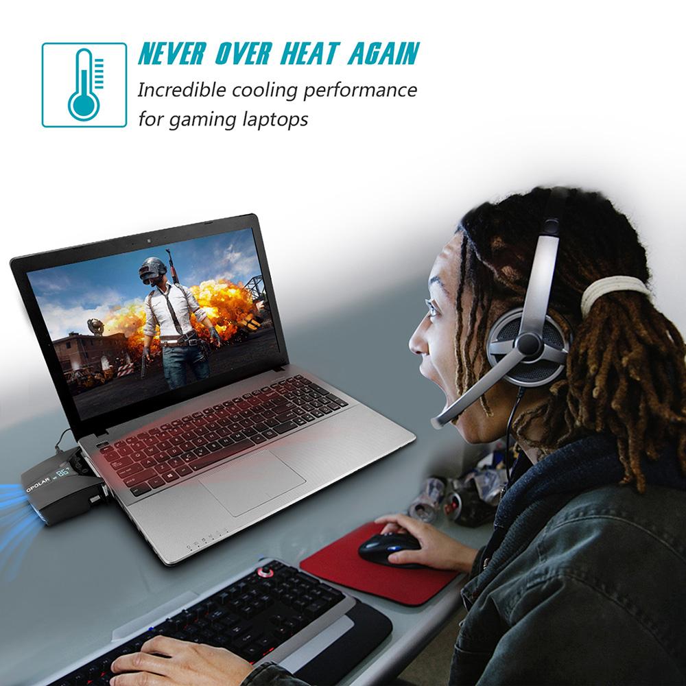 OPOLAR Laptop Cooler with Temperature Display