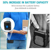 OPOLAR Personal Mini Waist Clip On Fan | 6000mAh Rechargeable Battery