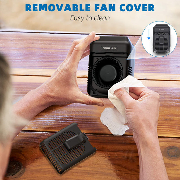 OPOLAR Personal Mini Waist Clip On Fan | 6000mAh Rechargeable Battery
