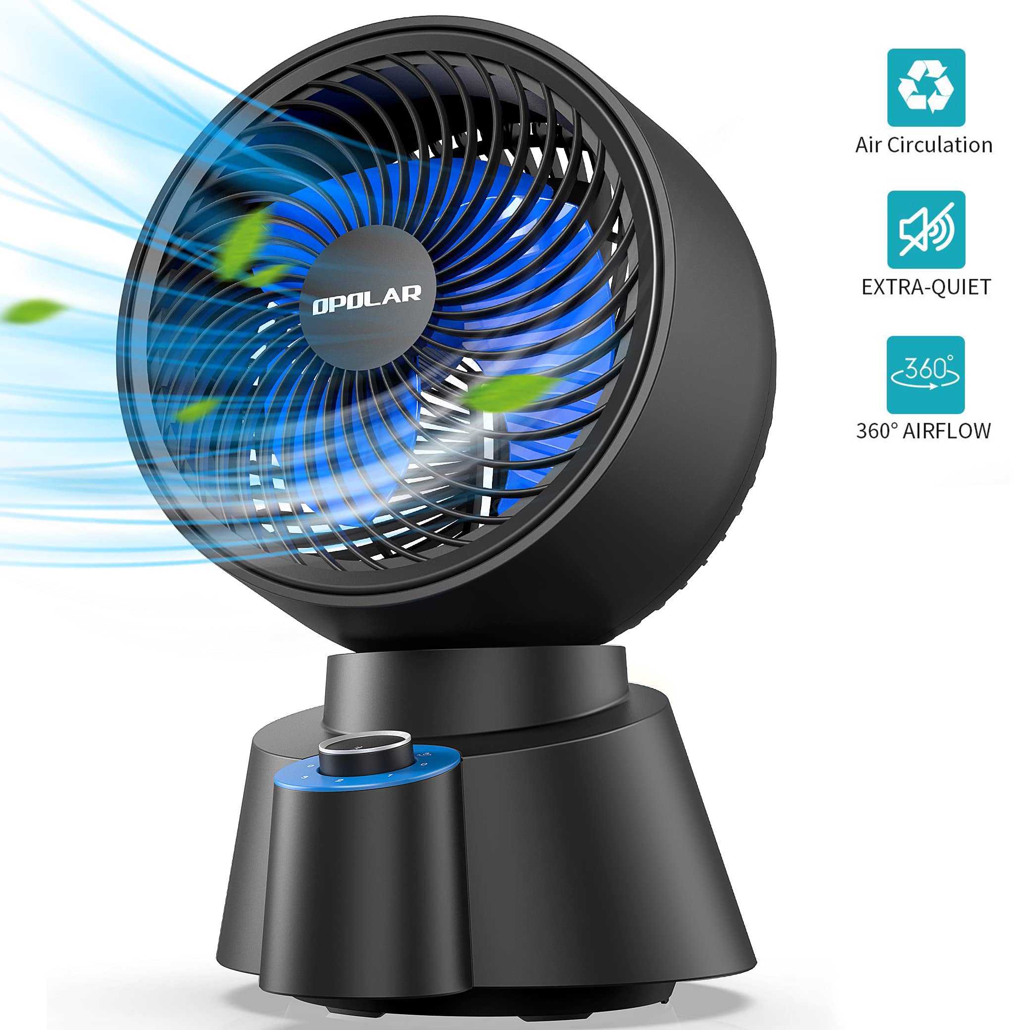 OPOLAR Air Conditioner Partner Oscillating Fan | 3 Speeds 15 Inch – opolar