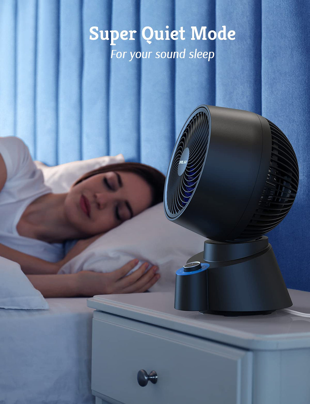 OPOLAR Air Conditioner Partner Oscillating Fan | 3 Speeds 15 Inch